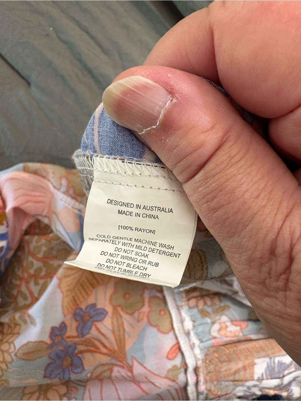 Anthropologie Abel the Label Midi Maxi Floral Off-Shoulder Dress. Size Small. - Picture 11 of 13
